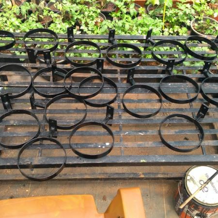 Metal Round Pot Ring (Set of 5pcs)