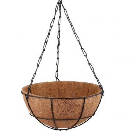 Metal Coir Hanging Planter (Set of 5pcs)